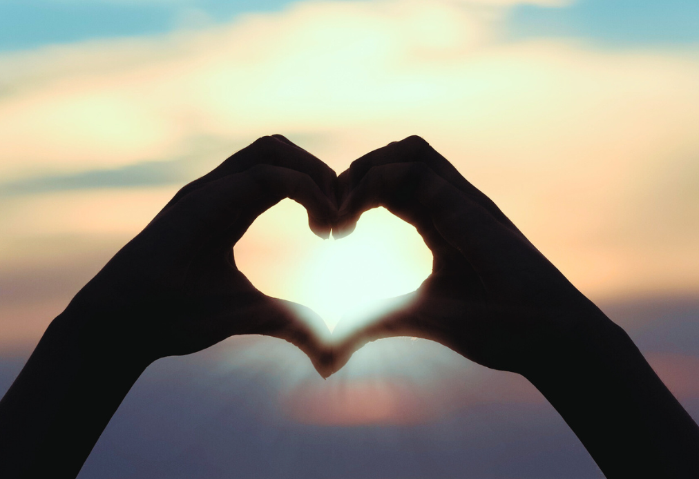 A heart can symbolize home